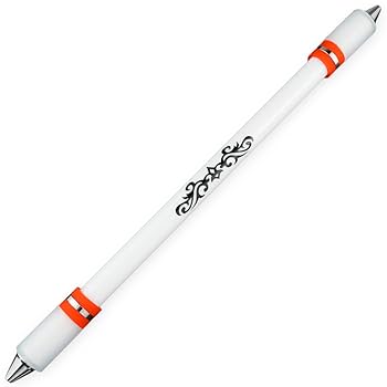 Amazon | ペン回し専用 改造ペン やりやすい 白軸 (レッド) | 多